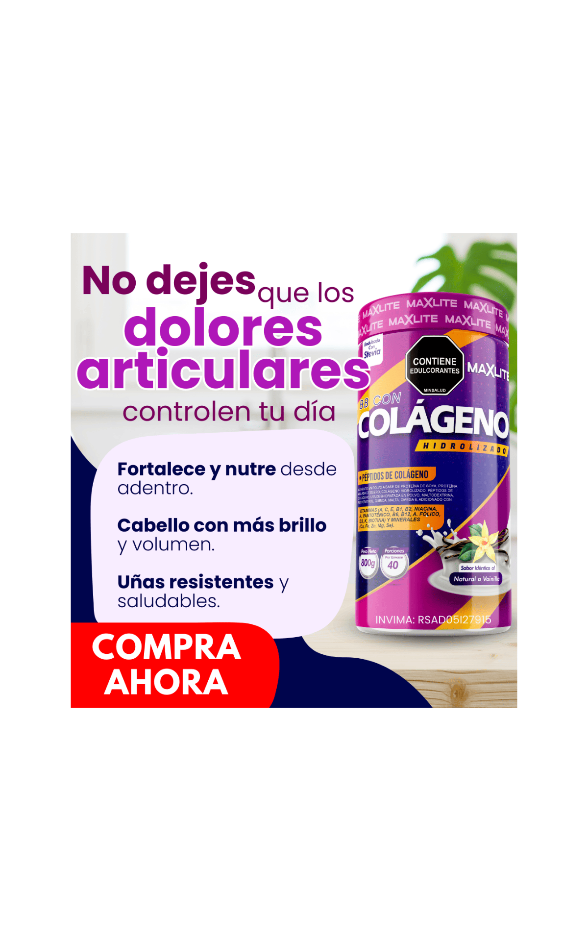 COLAGENO HIDROLIZADO  MAXLITE